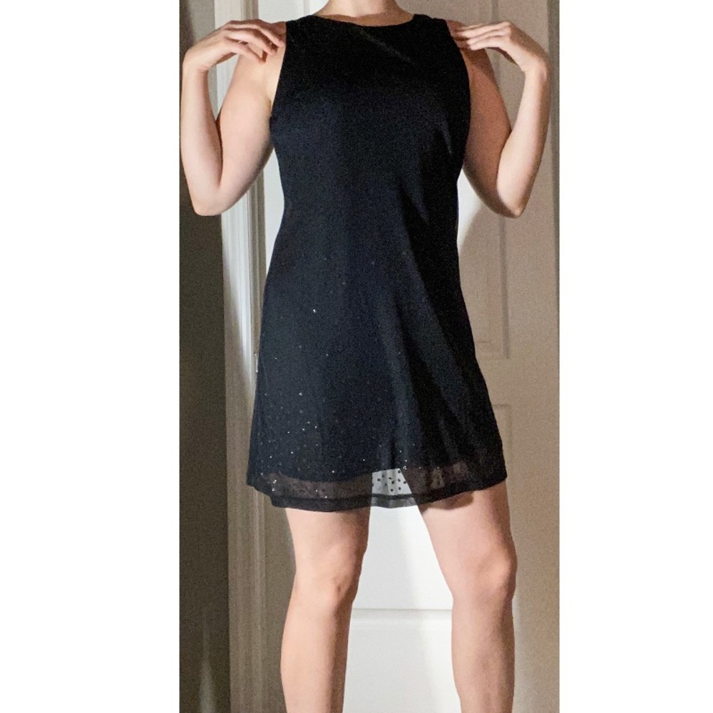 Black Sparkly Little Black Dress